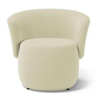 Kit 2 Poltronas E 1 Namoradeira Aisha Orgânica Suede Bege Claro - Desk Design - 8