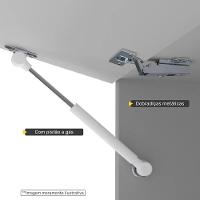 Cozinha Planejada Lux 3 Peças 100%mdf Com Balcão Gabinete Tampo 120cm 3 Gavetas Preto - Desk Design - 10