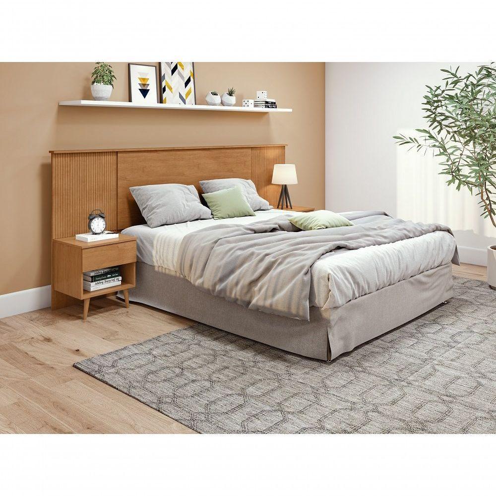 Cabeceira Casal 2 Mesas De Cabeceira Like - 4