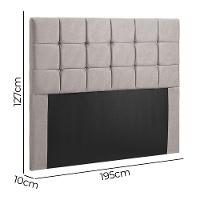 Cabeceira Julia 195cm King Size Veludo Shop Das Cabeceiras Bege Marfim