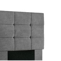Cabeceira Estofada Cama Box 90cm Julia Shop Das Cabeceiras Chumbo
