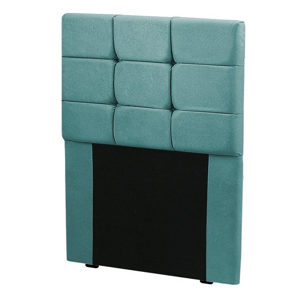 Cabeceira Cama Box Solteiro 0.90 Julia Shop Das Cabeceiras Ciano - 1