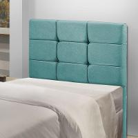Cabeceira Cama Box Solteiro 0.90 Julia Shop Das Cabeceiras Ciano - 4
