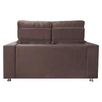 Sofá Retrátil E Reclinável 2 Lugares Londres 1.60cm C-molas Café