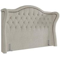 Cabeceira Cama Box Casal 140 Cm P05 Lisboa Bouclê Creme - Lyam Decor - 1
