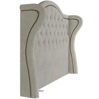 Cabeceira Cama Box Casal 140 Cm P05 Lisboa Bouclê Creme - Lyam Decor - 3