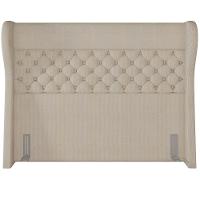 Cabeceira Cama Box Casal 140 Cm P05 Madrid Linho Bege Escuro - Lyam Decor