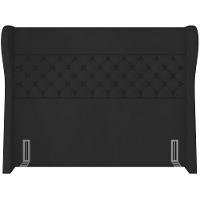 Cabeceira Cama Box Casal 140 Cm P05 Madrid Veludo Preto