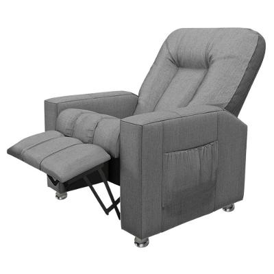 Poltrona Do Papai Reclinável Romeo F05 Linho Cinza Lyam Decor