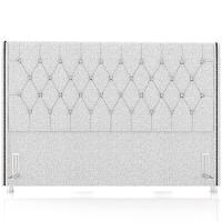 Cabeceira Cama Box Casal 140cm Estofada Frizza P05 Linho Cinza Claro - 5