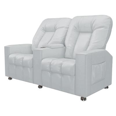 Poltrona Reclinável 2 Lugares Romeo F05 Branco Lyam Decor