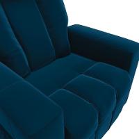 Poltrona Do Papai Reclinável Romeo F05 Veludo Azul Marinho - 5