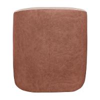 Poltrona Base Giratória Suécia Corano Nozes Com Linho Areia K01 - D'rossi - 3