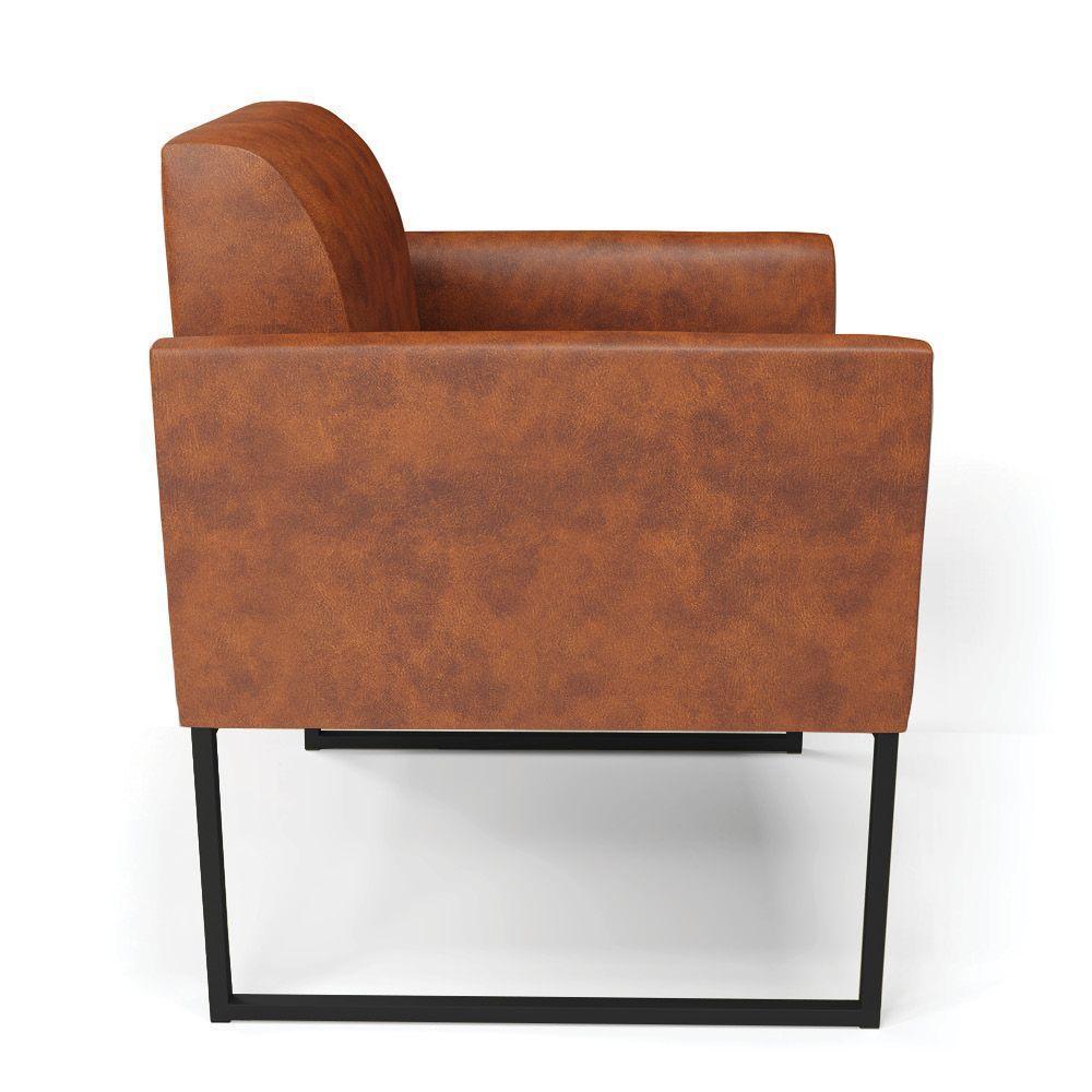 Kit 2 Poltronas Base Industrial Preto Marisa Corano Nozes D03 - D'rossi - 7