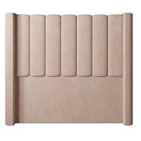 Cabeceira Para Cama Box Casal 140 Cm Rania Veludo Bege I02 - D'rossi