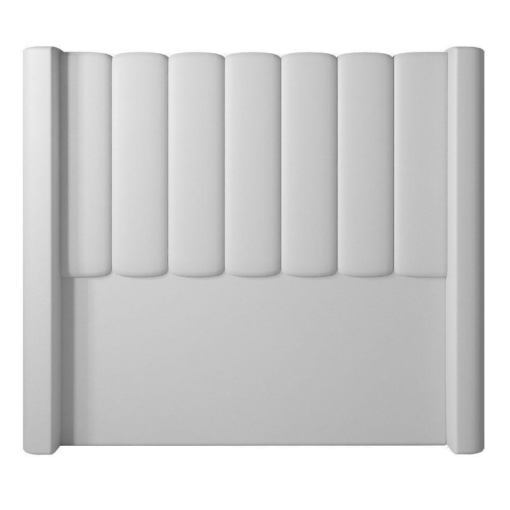 Cabeceira Para Cama Box Casal 140 Cm Rania Corino Branco I02 - D'rossi - 4