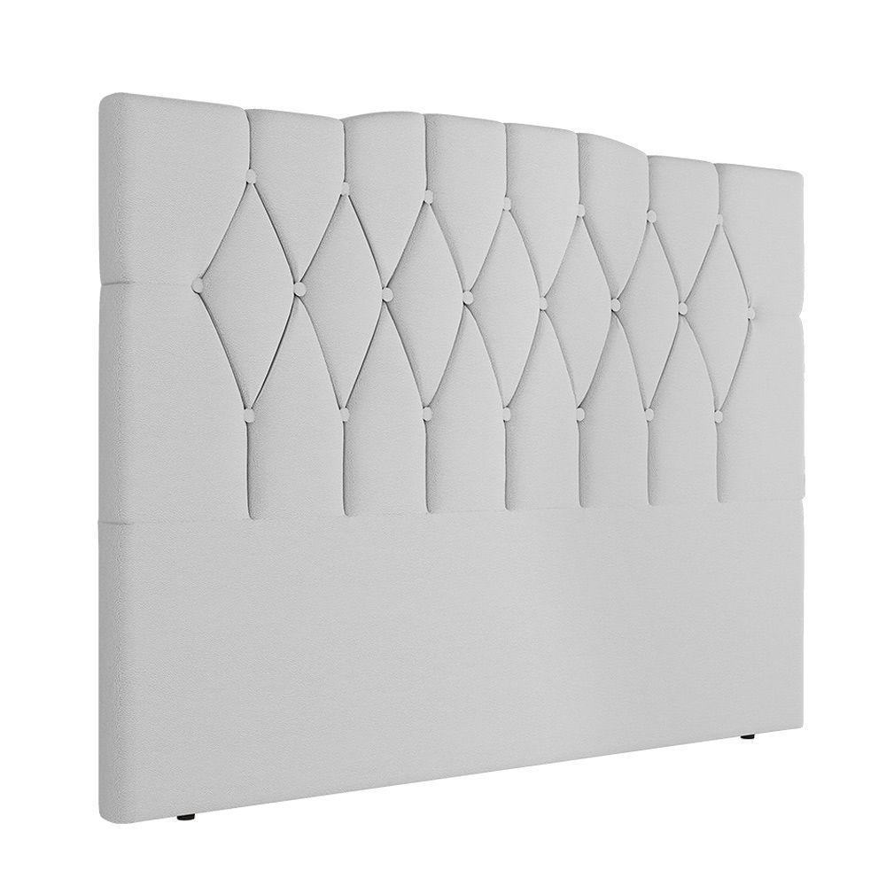 Cabeceira Para Cama Box Solteiro 90 Cm Amanda Corino Branco I02 - D'rossi - 1