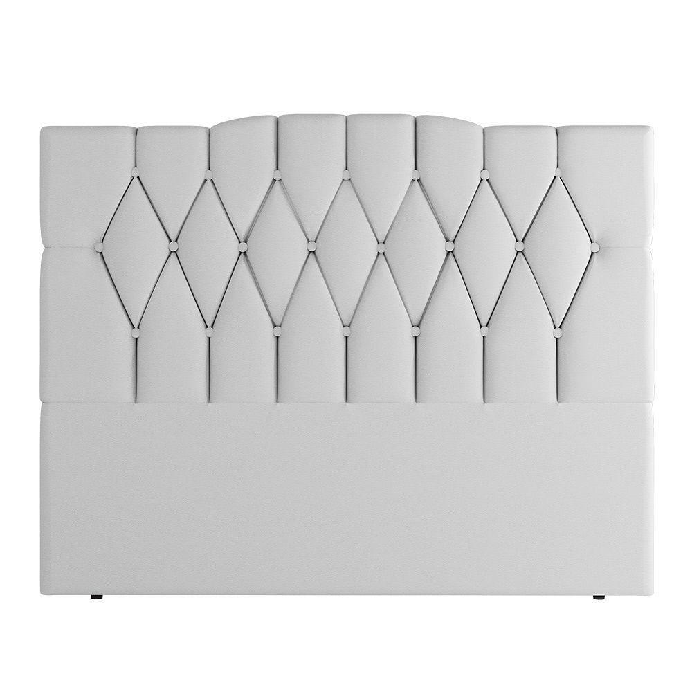 Cabeceira Para Cama Box Solteiro 90 Cm Amanda Corino Branco I02 - D'rossi - 4