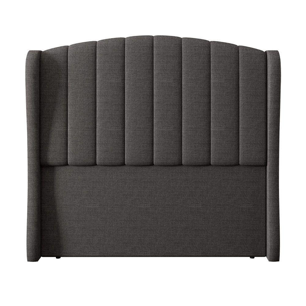 Cabeceira Para Cama Box Solteiro 90 Cm Angel Linho Cinza I02 - D'rossi - 4