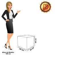 Poltrona De Amamentação Balanço E Puff Laura Base Madeira Linho Areia Tc183 G01 - D'rossi - 2