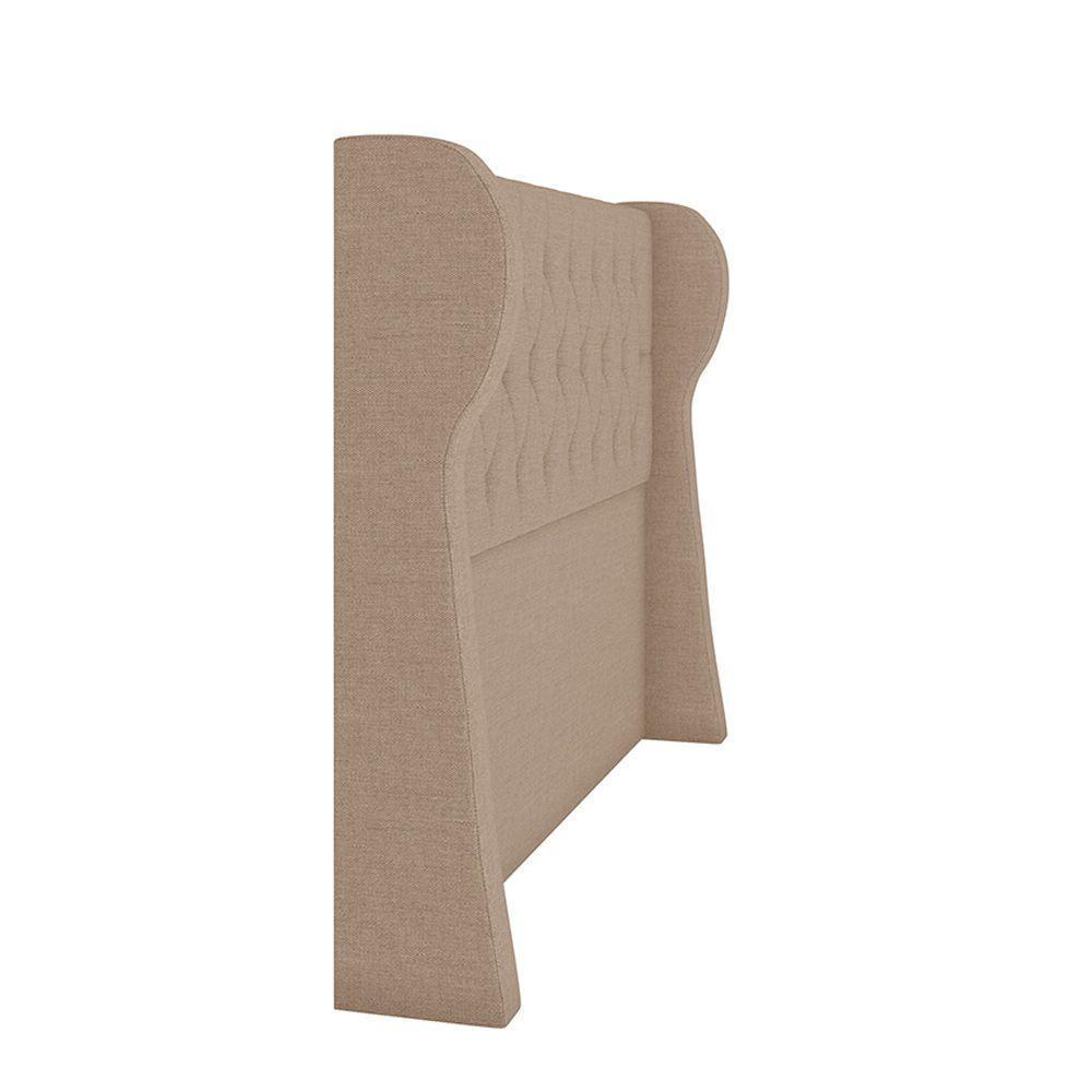 Cabeceira Para Cama Box King 193 Cm Beatriz Linho Bege I02 - D'rossi - 3