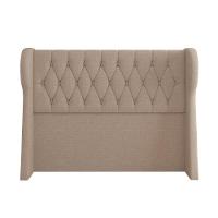 Cabeceira Para Cama Box King 193 Cm Beatriz Linho Bege I02 - D'rossi