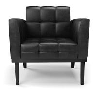 Poltrona Base De Madeira Fixa Preto Kit 2 Elisa Corano Preto D03 - D'rossi - 5