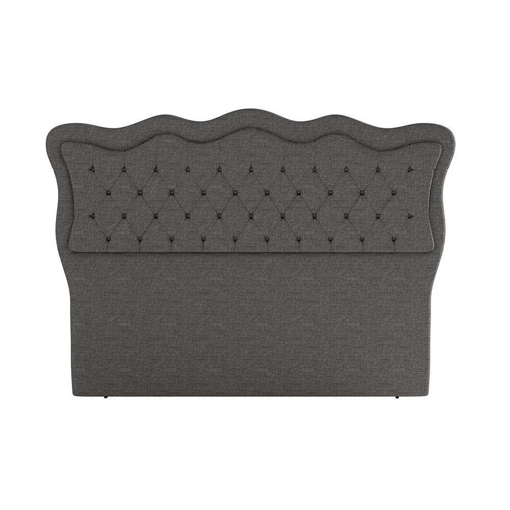 Cabeceira Para Cama Box Queen 160 Cm Eliza Linho Cinza I02 - D'rossi - 4