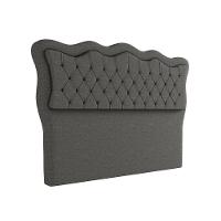 Cabeceira Para Cama Box Queen 160 Cm Eliza Linho Cinza I02 - D'rossi - 1