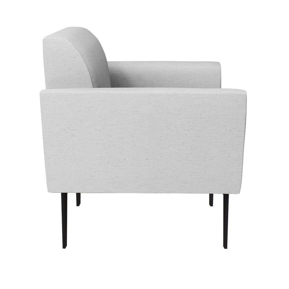 Kit 2 Poltronas Pés Villach Marisa Linho Cinza A05 D03 - D'rossi - 4