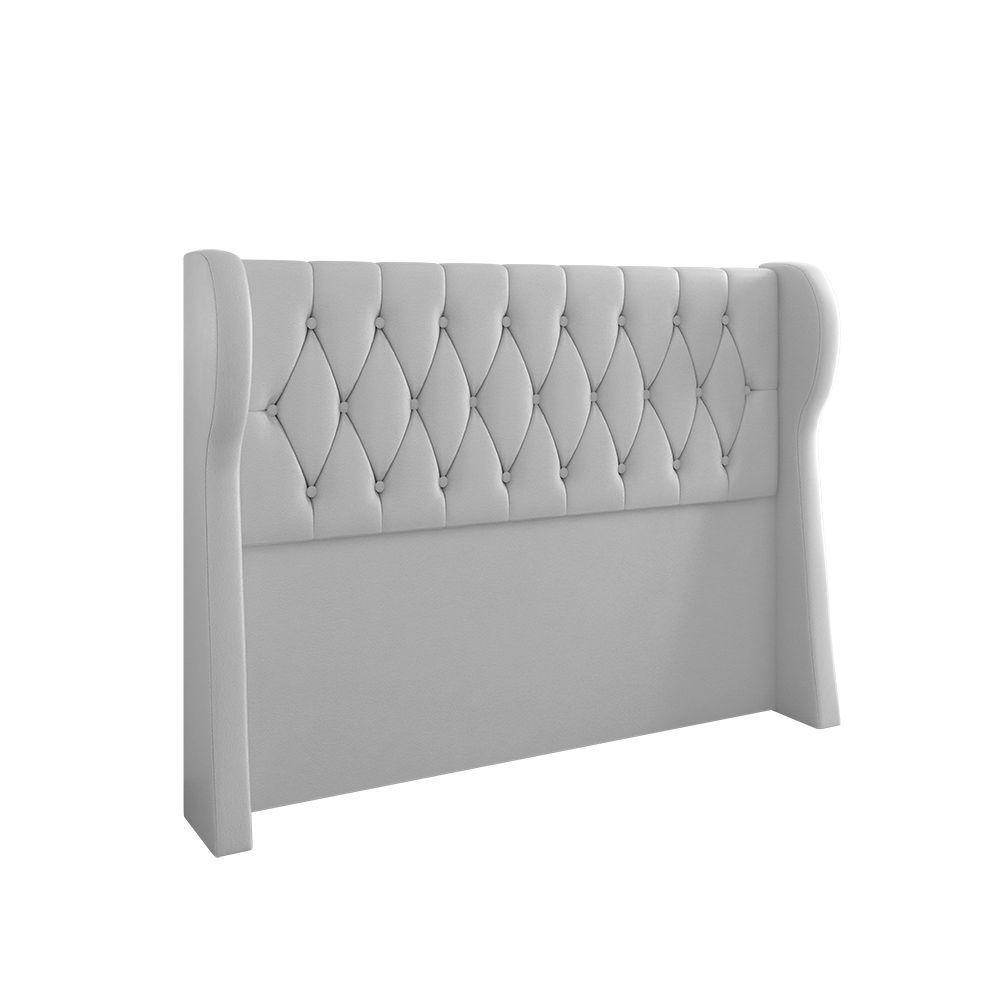Cabeceira Para Cama Box Queen 160 Cm Beatriz Corino Branco I02 - D'rossi - 1