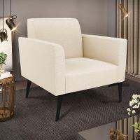 Poltrona Pés Villach Marisa Linho Bege A19 D03 - D'rossi - 6