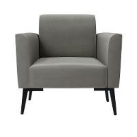 Kit 2 Poltronas Pés Villach Marisa Suede Grafite D03 - D'rossi - 5