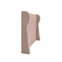 Cabeceira Para Cama Box King 193 Cm Beatriz Veludo Bege I02 - D'rossi - 3