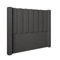 Cabeceira Para Cama Box Queen 160 Cm Rania Linho Cinza I02 - D'rossi - 1