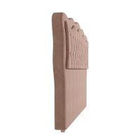 Cabeceira Para Cama Box Solteiro 90 Cm Eliza Veludo Bege I02 - D'rossi - 3