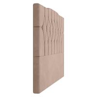 Cabeceira Para Cama Box King 193 Cm Amanda Cm Veludo Bege I02 - D'rossi - 3