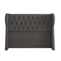 Cabeceira Para Cama Box Casal 140 Cm Beatriz Linho Cinza I02 - D'rossi