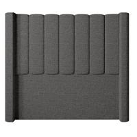 Cabeceira Para Cama Box Solteiro 90 Cm Rania Linho Cinza I02 - D'rossi - 5