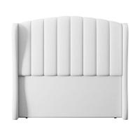 Cabeceira Para Cama Box Solteiro 90 Cm Angel Corino Branco I02 - D'rossi