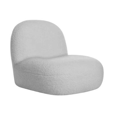 Poltrona Decorativa Sala Quarto Recepção Amsterdã Linho - Amarena Móveis Cor Cinza Claro
