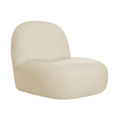 Poltrona Decorativa Sala Quarto Recepção Amsterdã Linho - Amarena Móveis Cor Bege