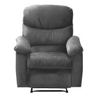 Poltrona Reclinável Essen Veludo Cinza - 2