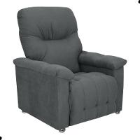 Poltrona Reclinável Saul Veludo Maserati Chumbo - 2