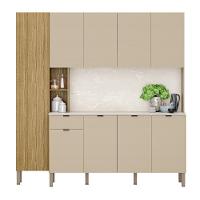 Armário De Cozinha 9 Portas Riscatto Astrid Freijó Vanilla - 1