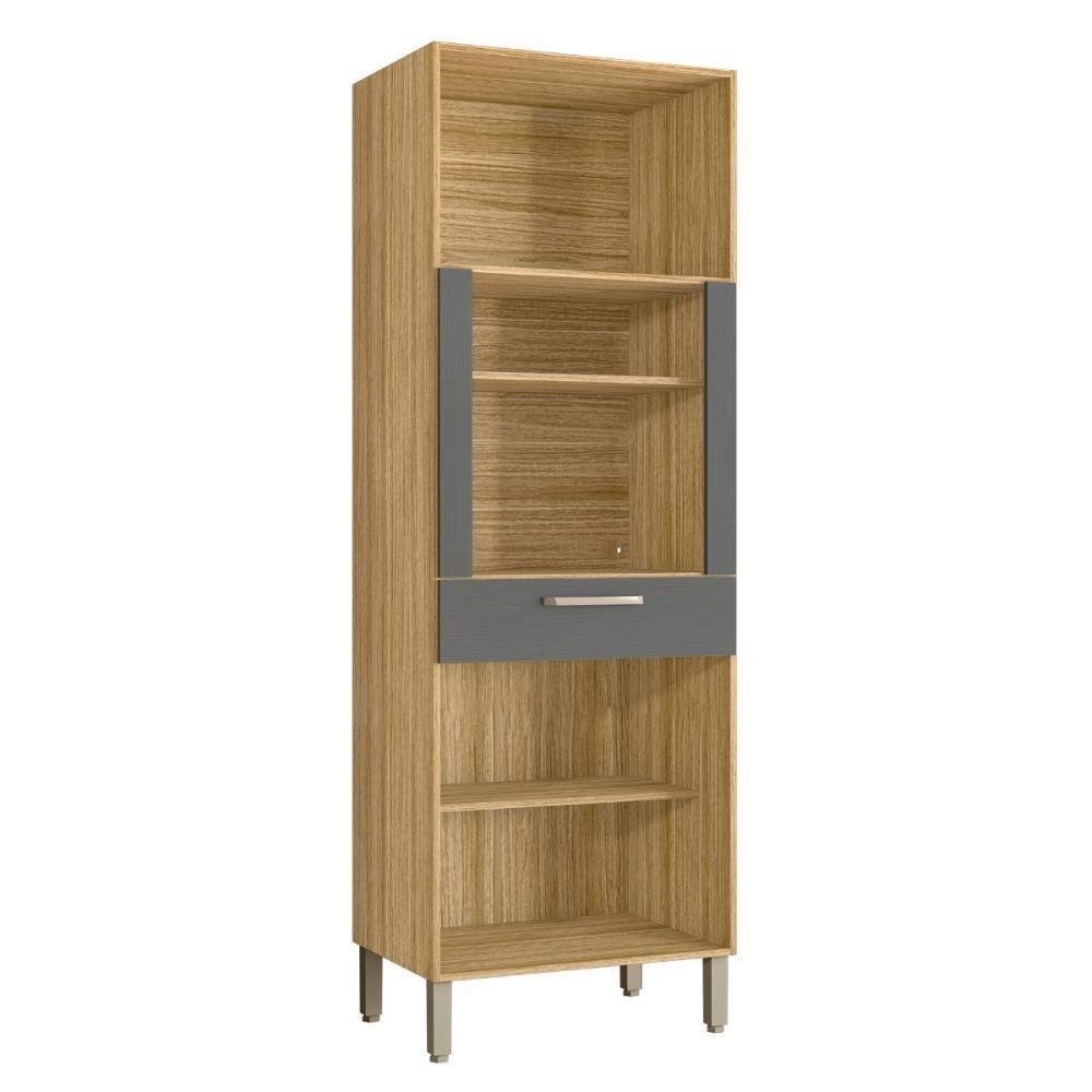 Armário De Cozinha Para Microondas Guelph Freijó Gris - 5