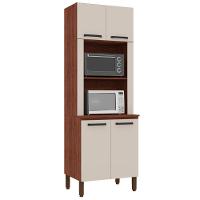 Armário De Cozinha Para Microondas Guelph Freijó Gris