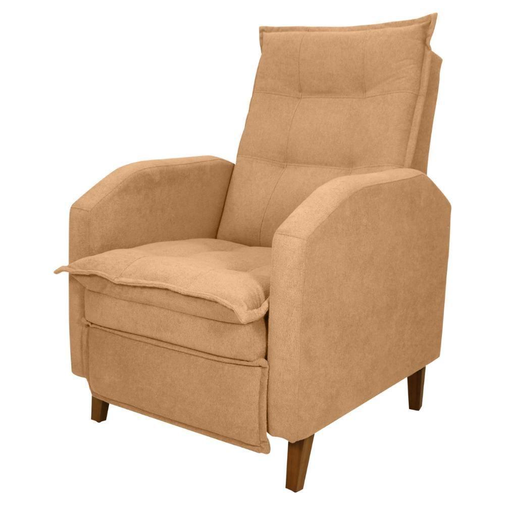 Poltrona Reclinável Do Papai Ben Boucle Ferrugem - 2