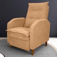 Poltrona Reclinável Do Papai Ben Boucle Ferrugem - 1