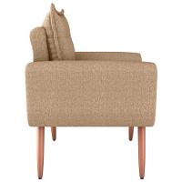 Conjunto De Poltronas Decorativas Lily Linho Areia - 3
